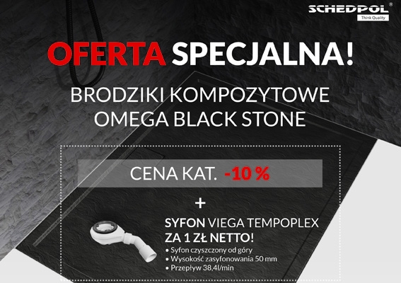 Brodziki Omega Black Stone tańsze o 10%